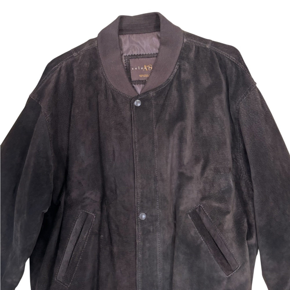Vintage A&S Selections Pig Suede Jacket Made in Canada Men's Size Small